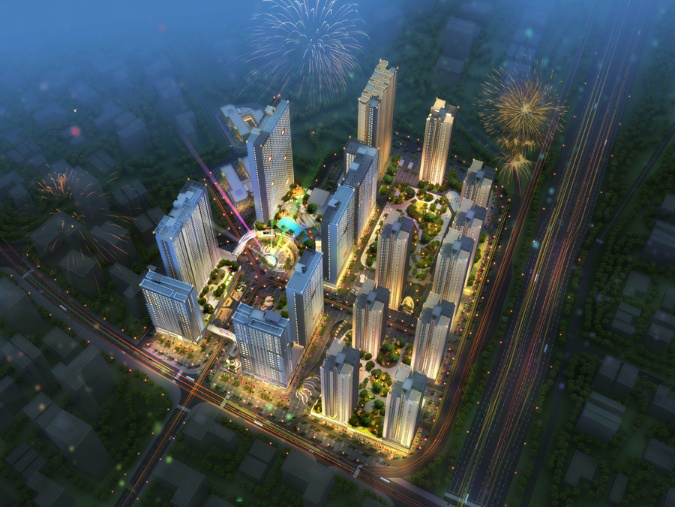 匯邦名都花園灣區(qū)軸心雙核輻射，82萬㎡綜合體大盤