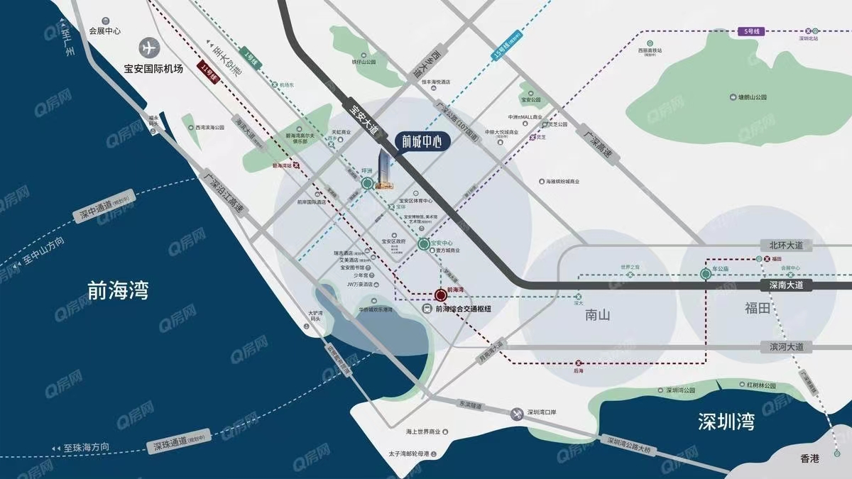 宏發QCC前城，海城濱海花園-均價150元/平