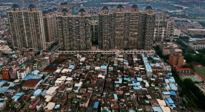 小區(qū)房源多為村民安置房